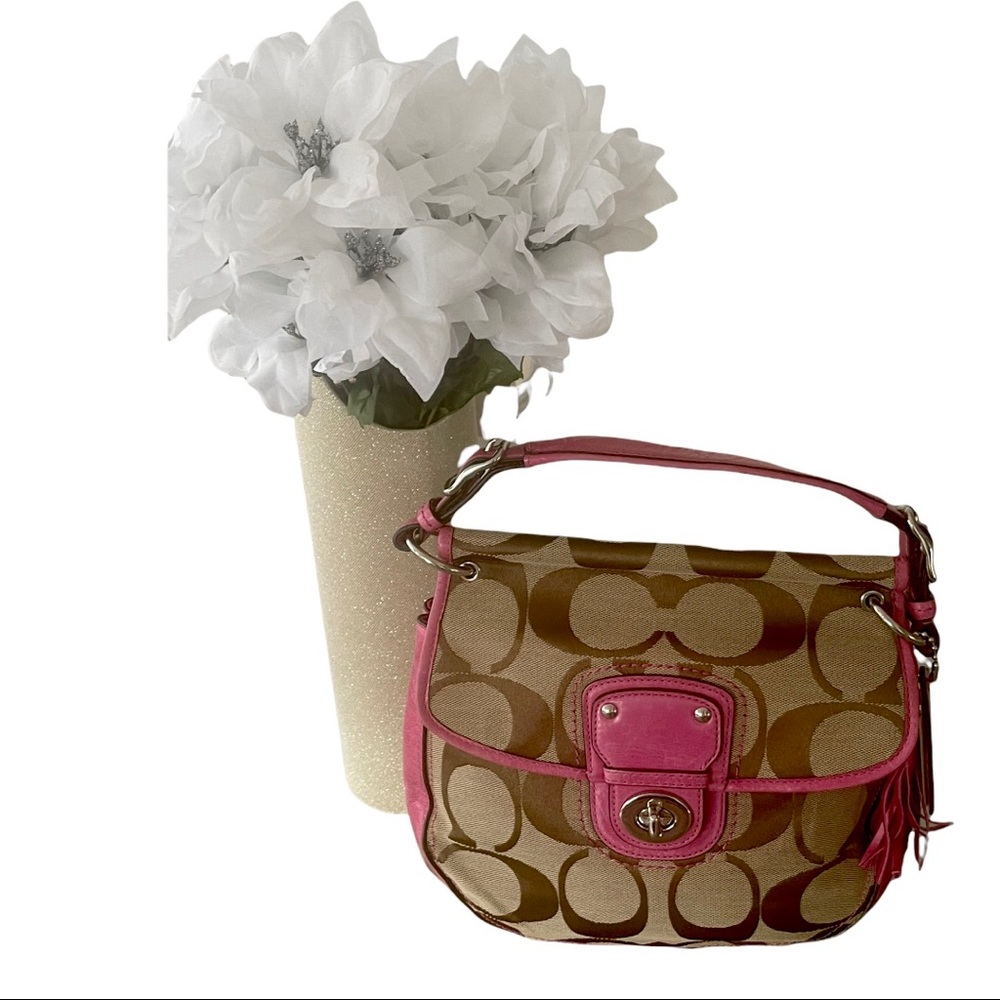 Coach Wills 70th Anniversary Limited edition  signature monogram cross bag